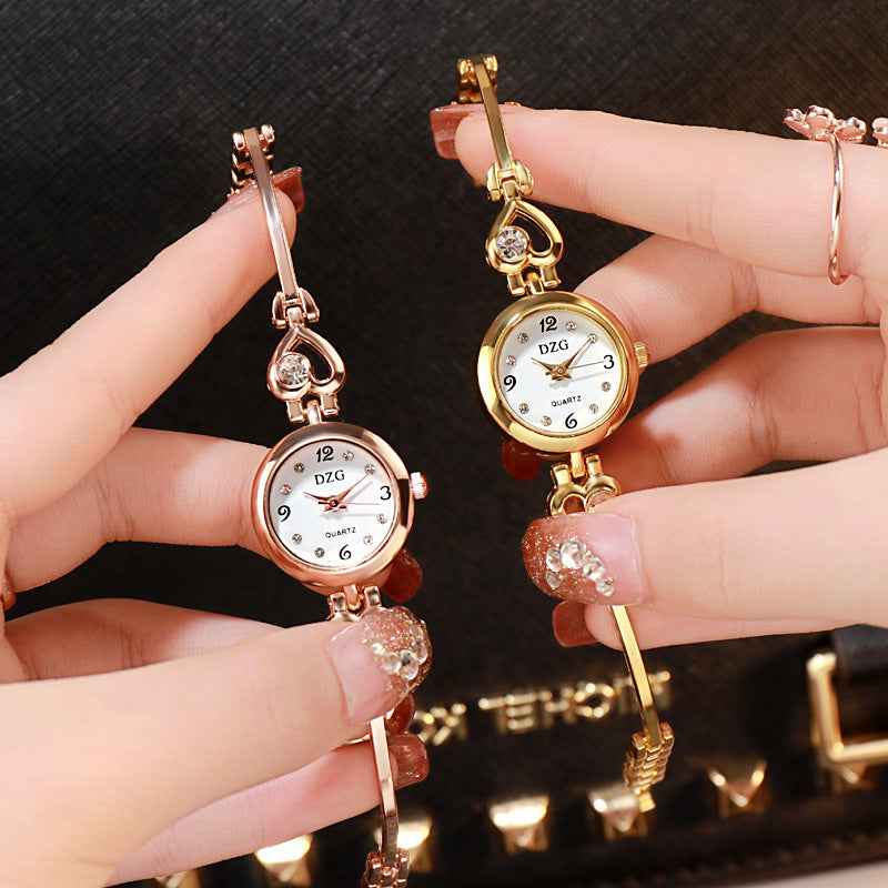 Rhinestone Casual Watch for Women - Simple Jewelry Style