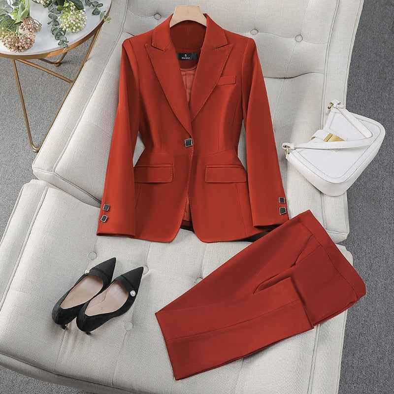 Elegant High-End Blazer for Spring and Autumn Professional Wear