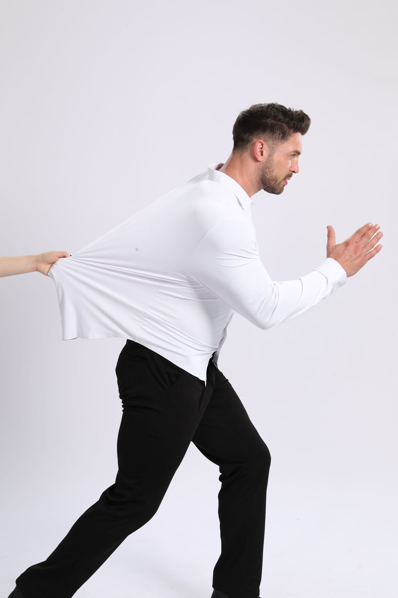 Ice-Cool Wrinkle-Resistant Shirt - Slim Fit, Silky Smooth Fabric