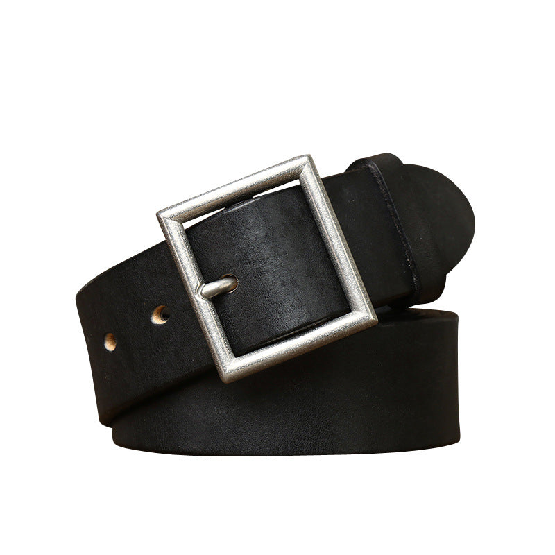 Handmade Cattlehide Belt for Men - First Layer Pure Leather - Neon North Clothing