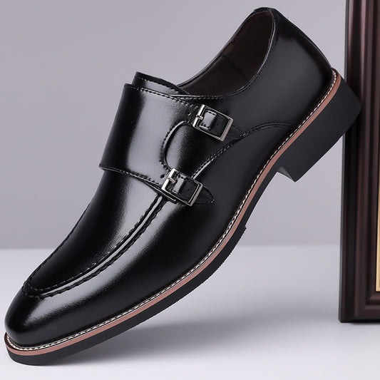 Men's Breathable Business Shoes - Slip-on Versatile Style