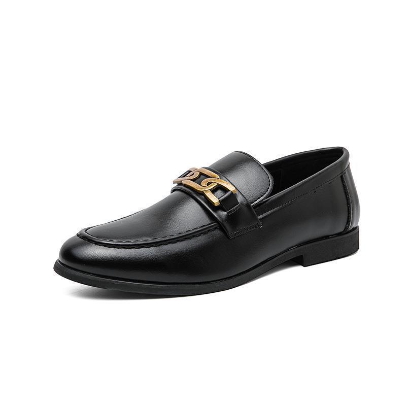 Men's British Formal Leather Shoes for Business and Casual Wear