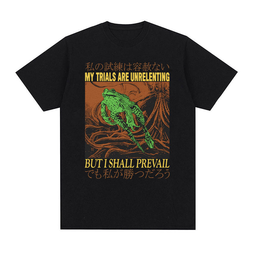 Men's Cotton Casual T-Shirt - Loose Fit Printed Short Sleeved Style - Neon North Clothing