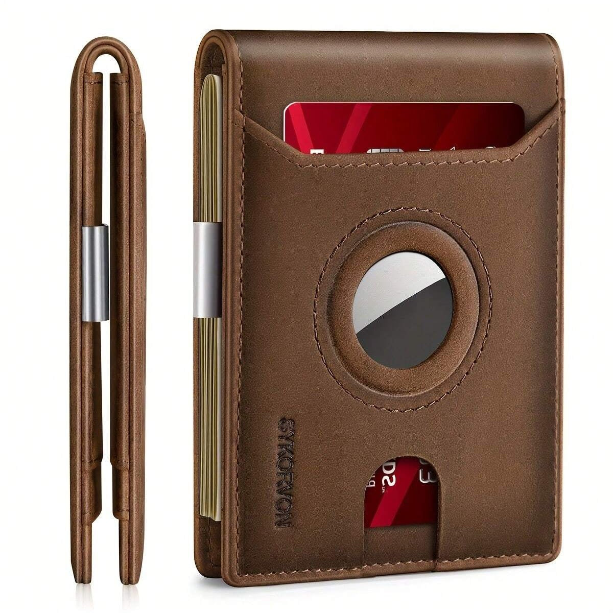Airtag RFID Blocking Wallet For Men Up To 11cards -Air Tag Not Included