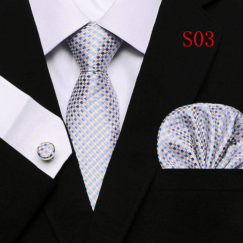 Paisley Tie Three-Piece Set for European and American Style - Neon North Clothing