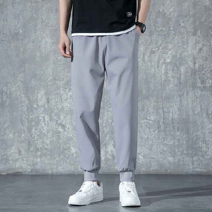 Men's Quick-Drying Sports Trousers - Thin Straight Loose Leisure Fit