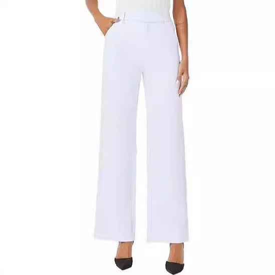 Women's High-Waisted Wide-Leg Pants for Commuting