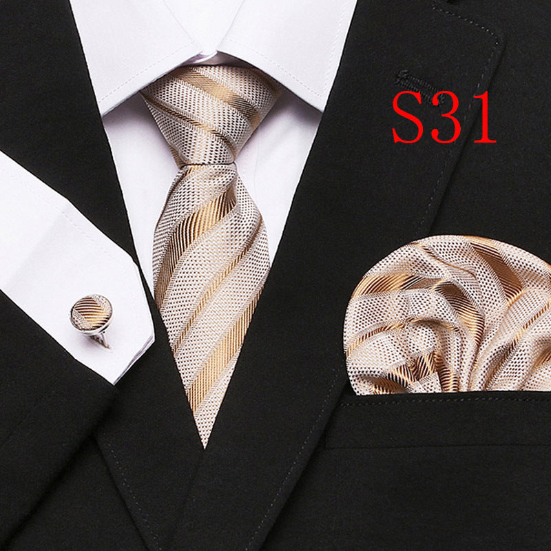 Paisley Tie Three-Piece Set for European and American Style - Neon North Clothing