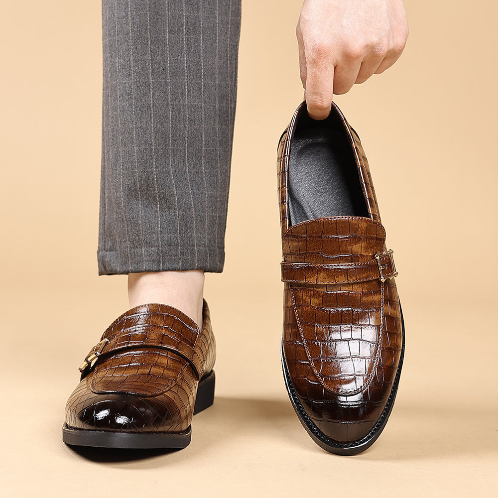 Mens Plus Size Leather Shoes for Stylish Casual Comfort
