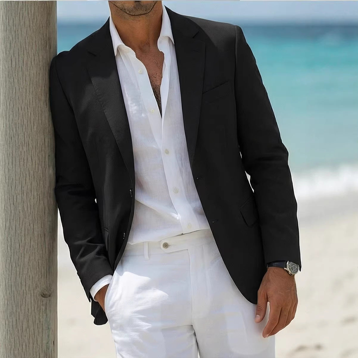 Men's Bad-Boy Casual Jacket - Fashionable Style for Trendy Men