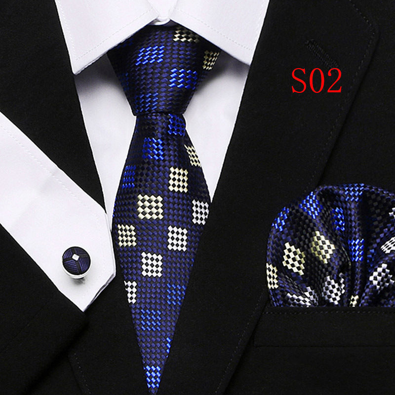 Paisley Tie Three-Piece Set for European and American Style - Neon North Clothing