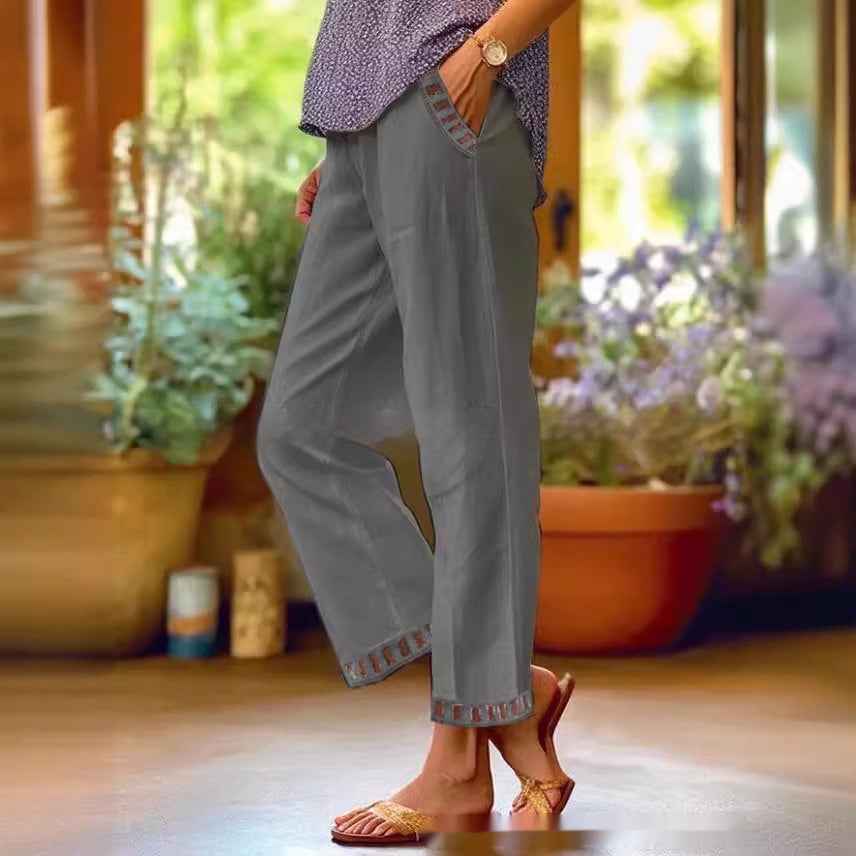European and American Casual Women's Pants for Simple - Chic Style