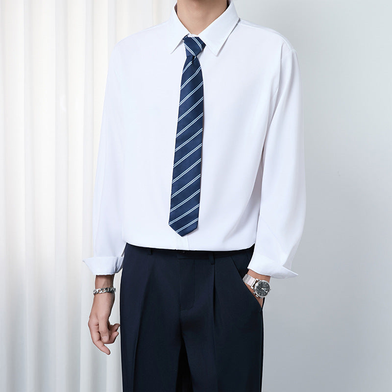 Versatile Wrinkle Free Business Casual Shirt - Relaxed Fit for Easy Style