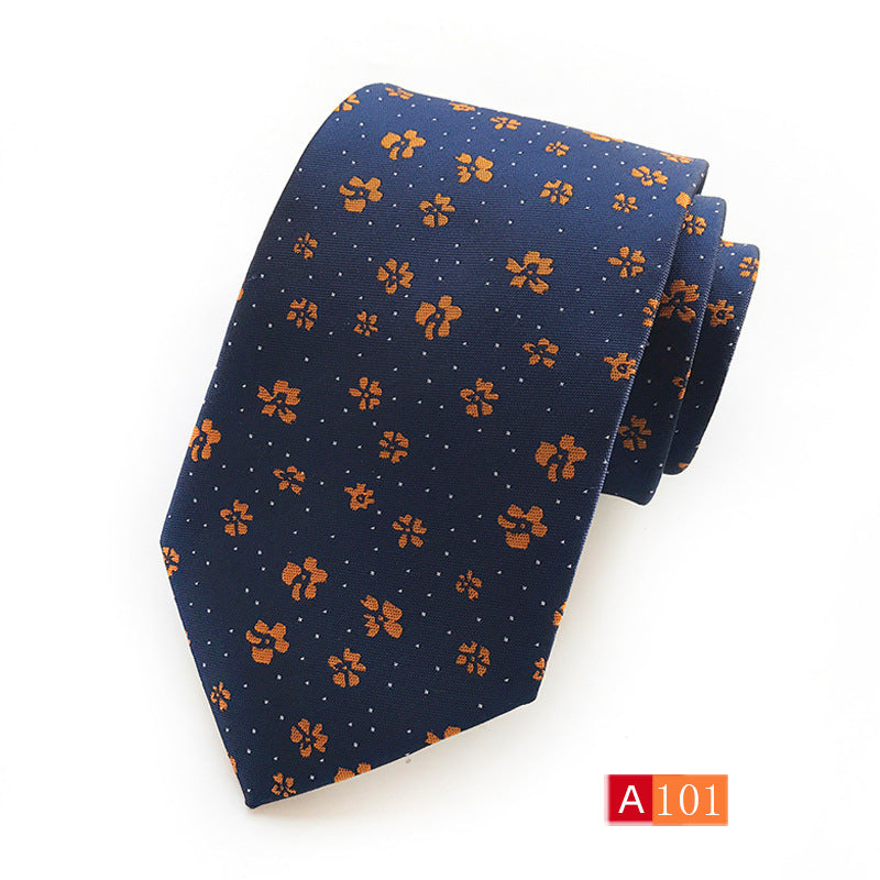 Men's Jacquard Formal Tie - Casual Polyester Jacquard Wear - Neon North Clothing