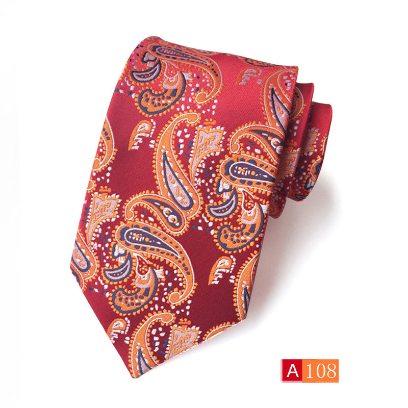 Men's Jacquard Formal Tie - Casual Polyester Jacquard Wear - Neon North Clothing