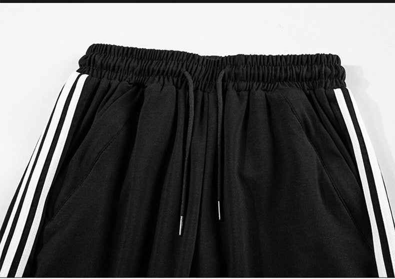 Men's Three-Stripe Casual Pants - Harlan Fashion Trends Long Pants