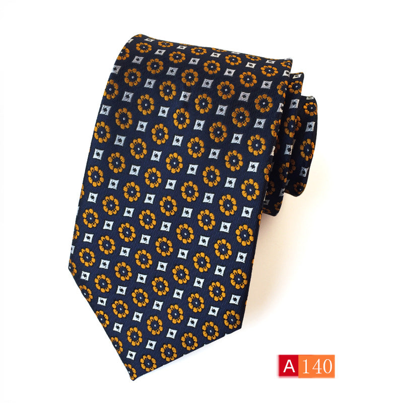 Men's Jacquard Formal Tie - Casual Polyester Jacquard Wear - Neon North Clothing