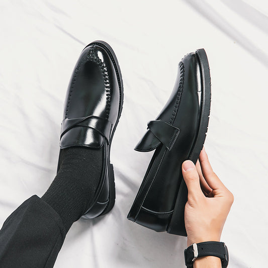 Mens Leather Business Shoes – Casual and Stylish British Style Footwear