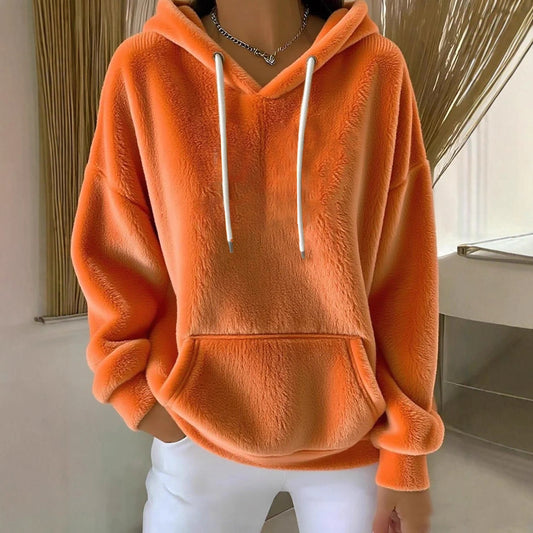 Women's Fleece Lined Hoodie for All-Day Comfort and Versatile Style
