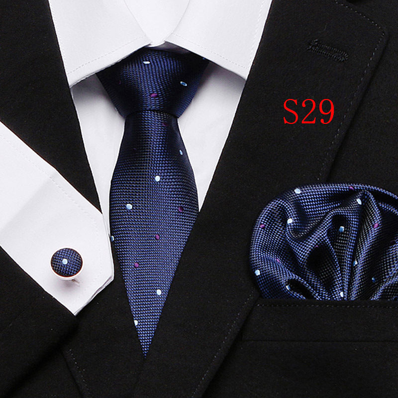 Paisley Tie Three-Piece Set for European and American Style - Neon North Clothing