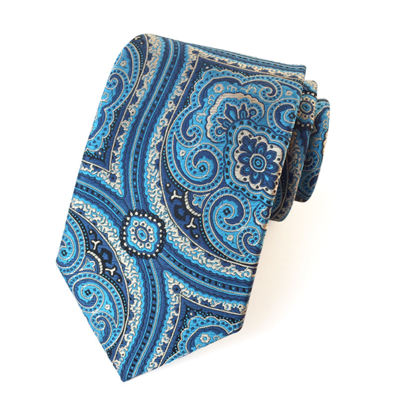 Men's Jacquard Formal Tie - Casual Polyester Jacquard Wear - Neon North Clothing