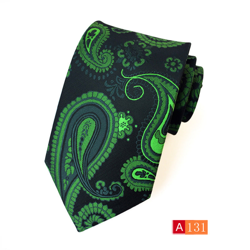 Men's Jacquard Formal Tie - Casual Polyester Jacquard Wear - Neon North Clothing
