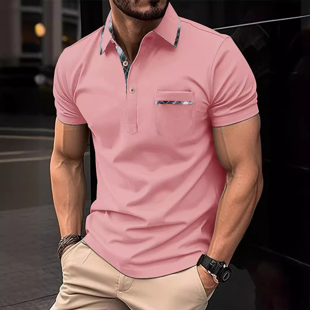 Lapel Polo Shirt for Stylish Comfort and Versatile Wear - Neon North Clothing