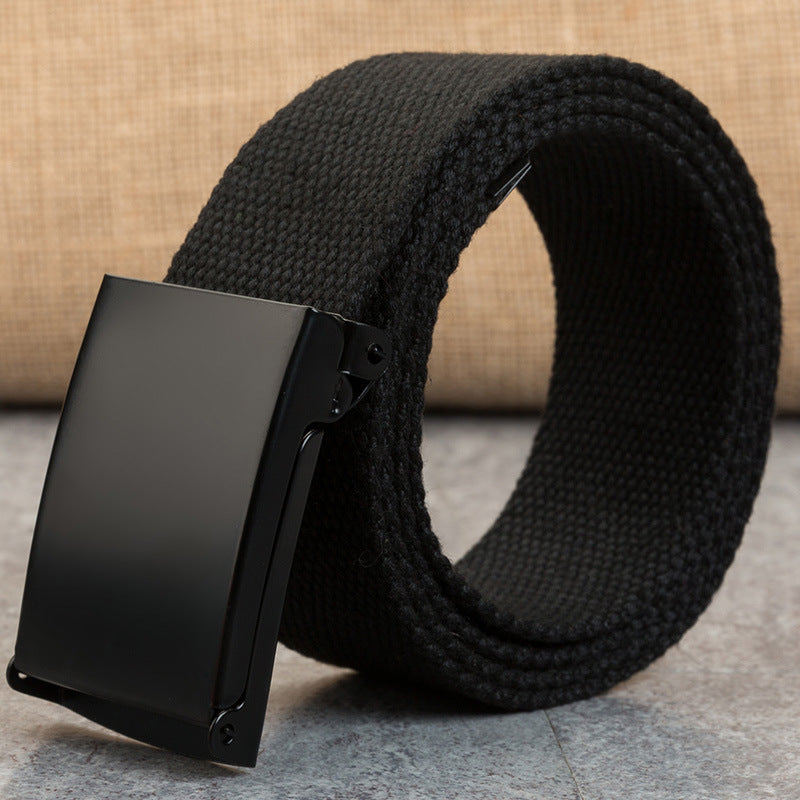 Snap-Clasp Candy-Colored Canvas Belt for Men - Neon North Clothing