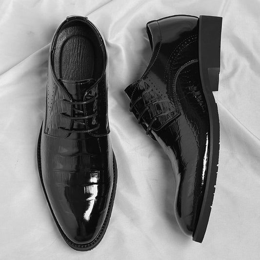 Business Fashionable Men's Shoes – Glossy Style for Every Occasion