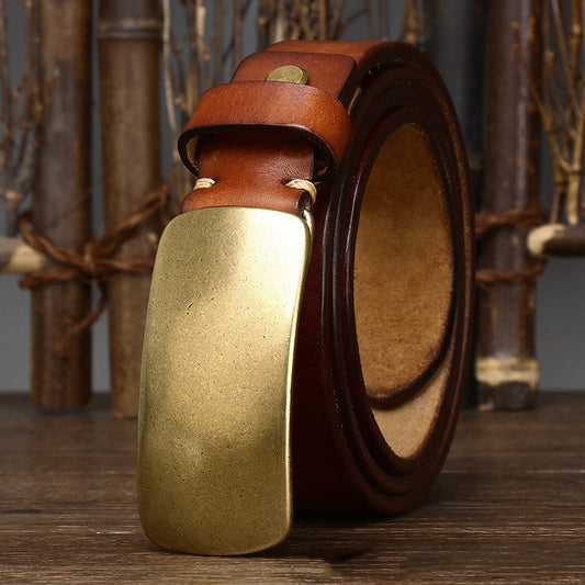 3.3CM Wide Leather Belt for Men - Thick and Durable Design - Neon North Clothing