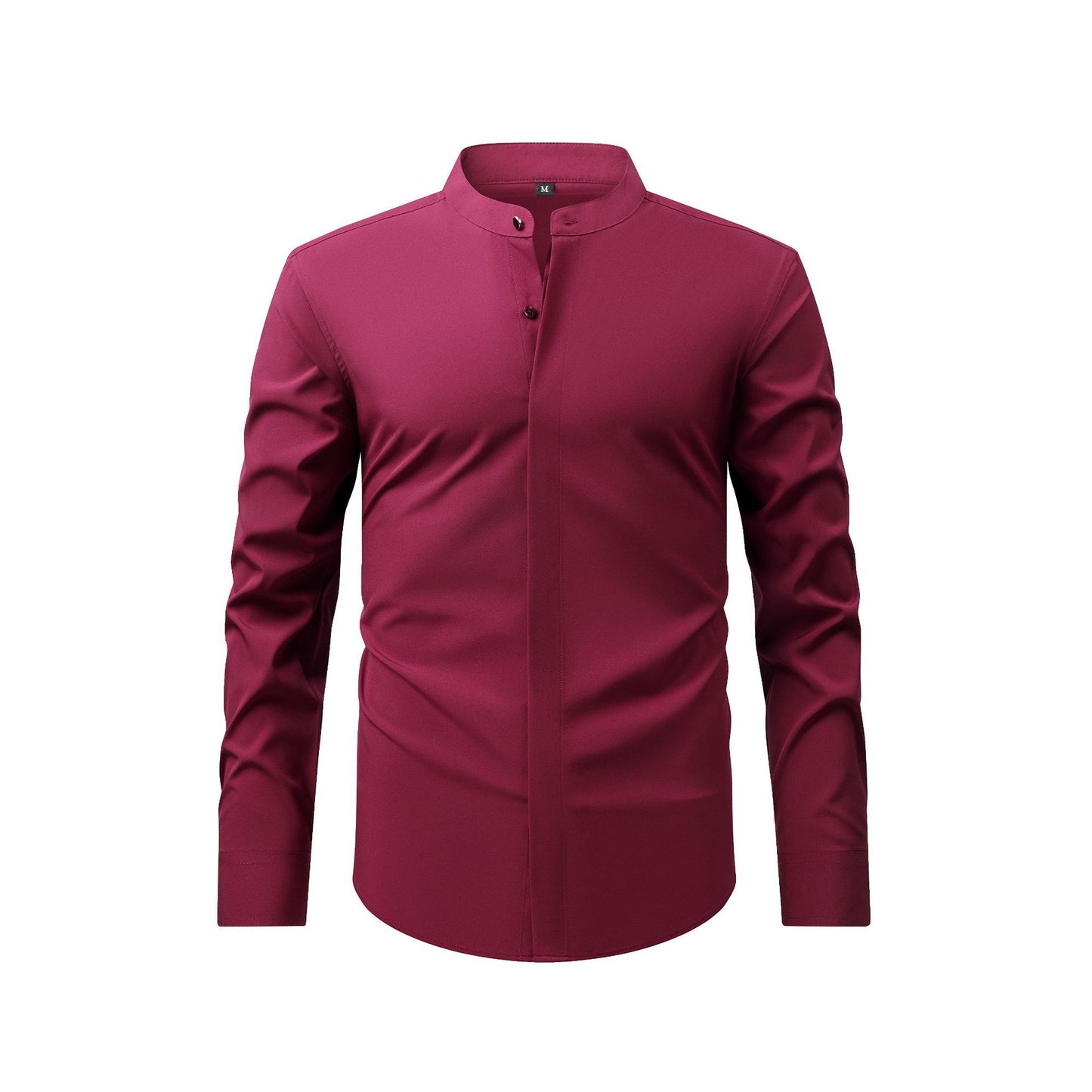Men's Retro Long-sleeved Dress Shirt - Casual Regular Fit - Neon North Clothing