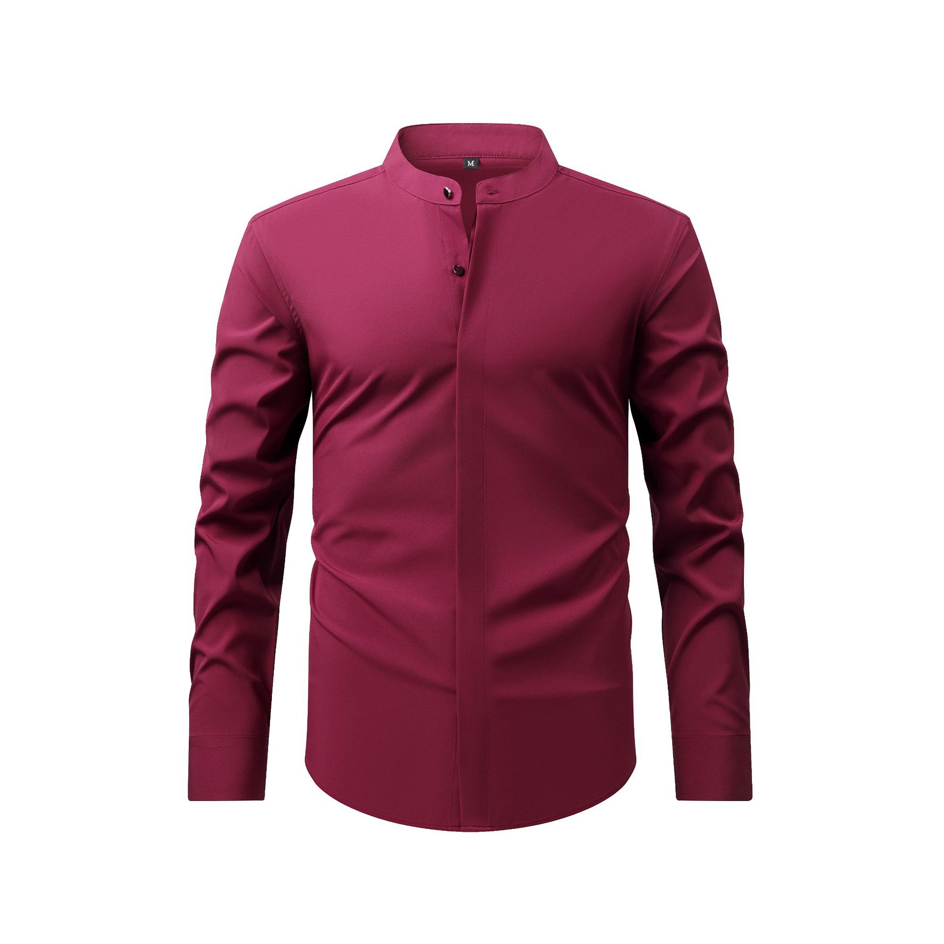 Men's Retro Long-sleeved Dress Shirt - Casual Regular Fit - Neon North Clothing