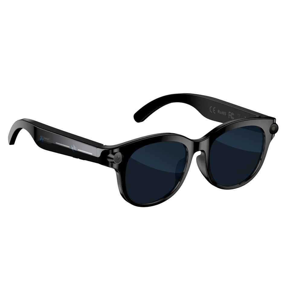 Smart Bluetooth Glasses with Bluetooth Calling, Photo and Video Recording, AI Translation, Recognition, and Music Playback