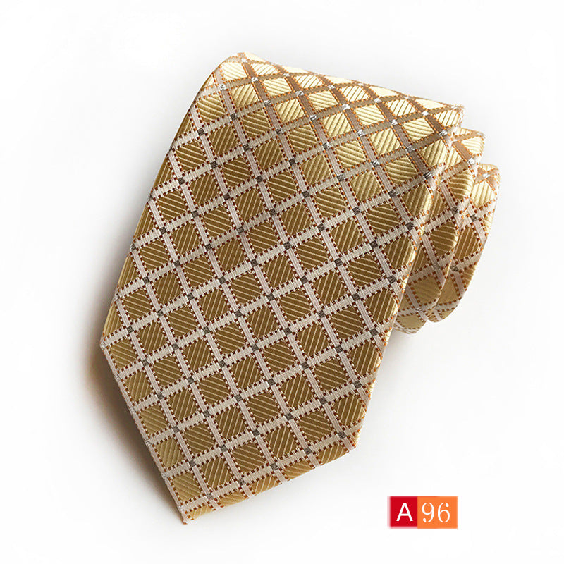 Men's Jacquard Formal Tie - Casual Polyester Jacquard Wear - Neon North Clothing
