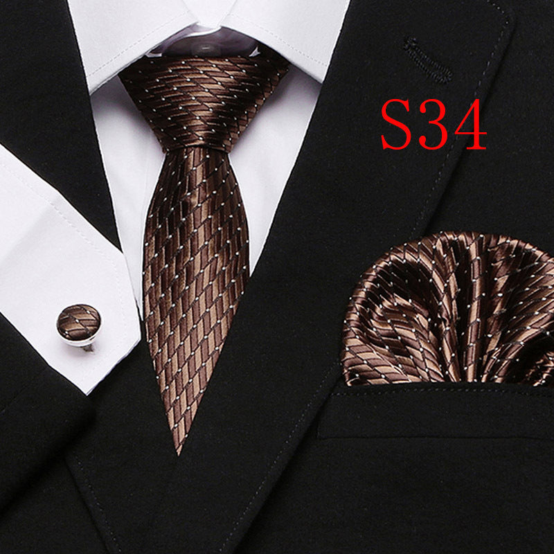 Paisley Tie Three-Piece Set for European and American Style - Neon North Clothing