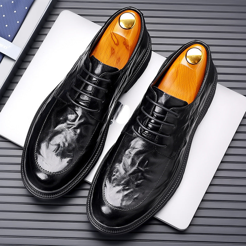 British Leather Business Shoes Men - Premium Dress Shoes for Formal Wear
